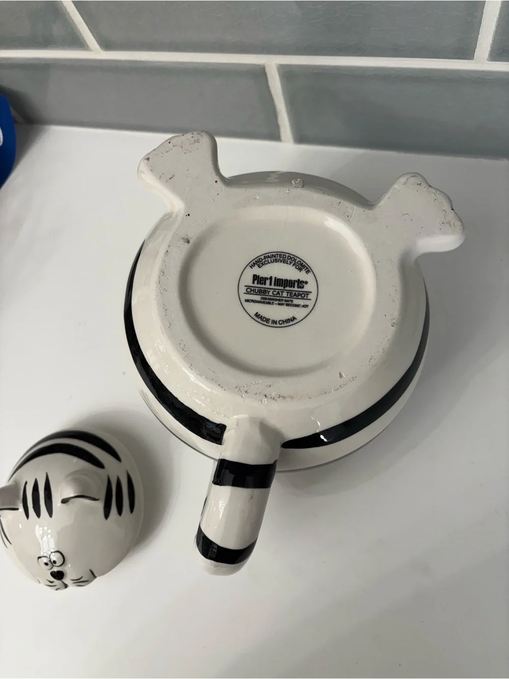 Pier 1 Imports Fat Cat Teapot